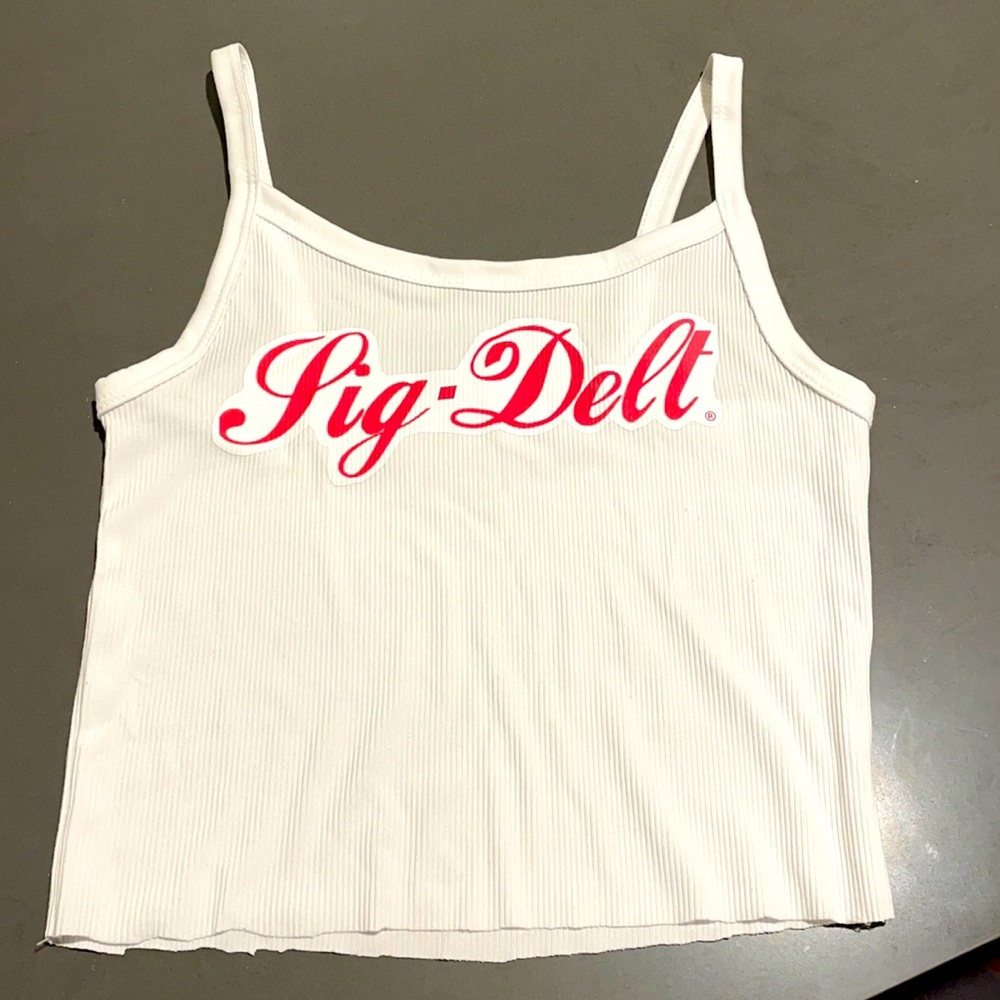 Sig Delt Cropped Tank